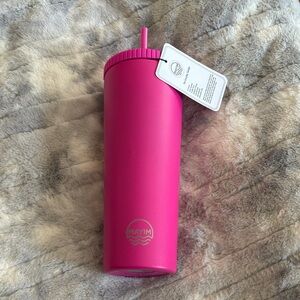 Mayim hot Pink Tumbler with Straw